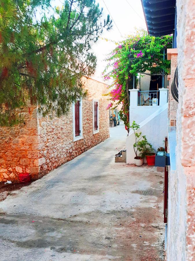 Stone House Halki Villa Bagian luar foto