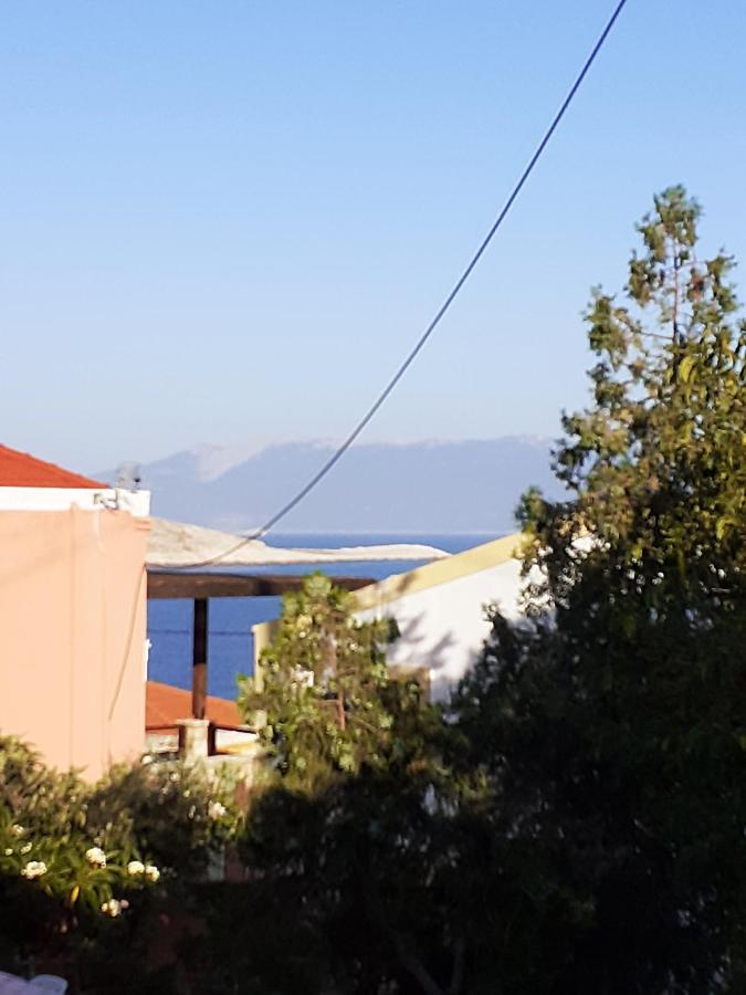 Stone House Halki Villa Bagian luar foto