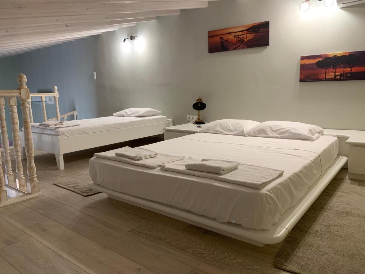 Stone House Halki Villa Bagian luar foto